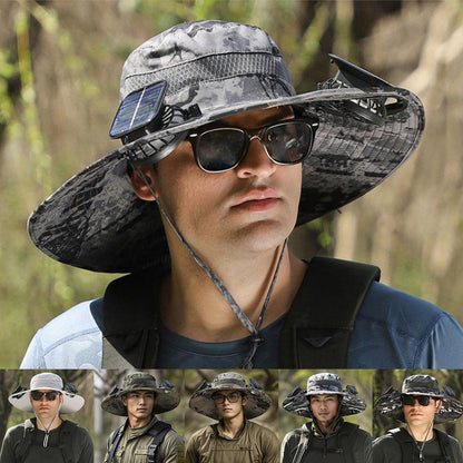 Solar Fan Outdoor Camping & Fishing Hat