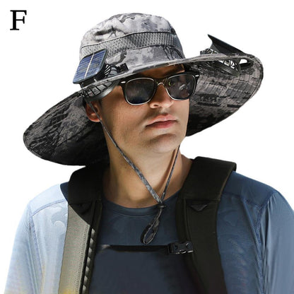 Solar Fan Outdoor Camping & Fishing Hat