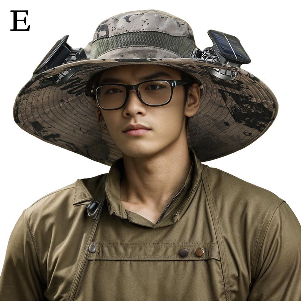 Solar Fan Outdoor Camping & Fishing Hat