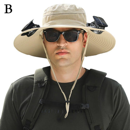 Solar Fan Outdoor Camping & Fishing Hat