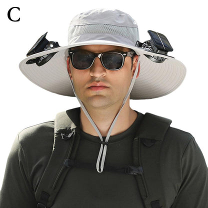 Solar Fan Outdoor Camping & Fishing Hat
