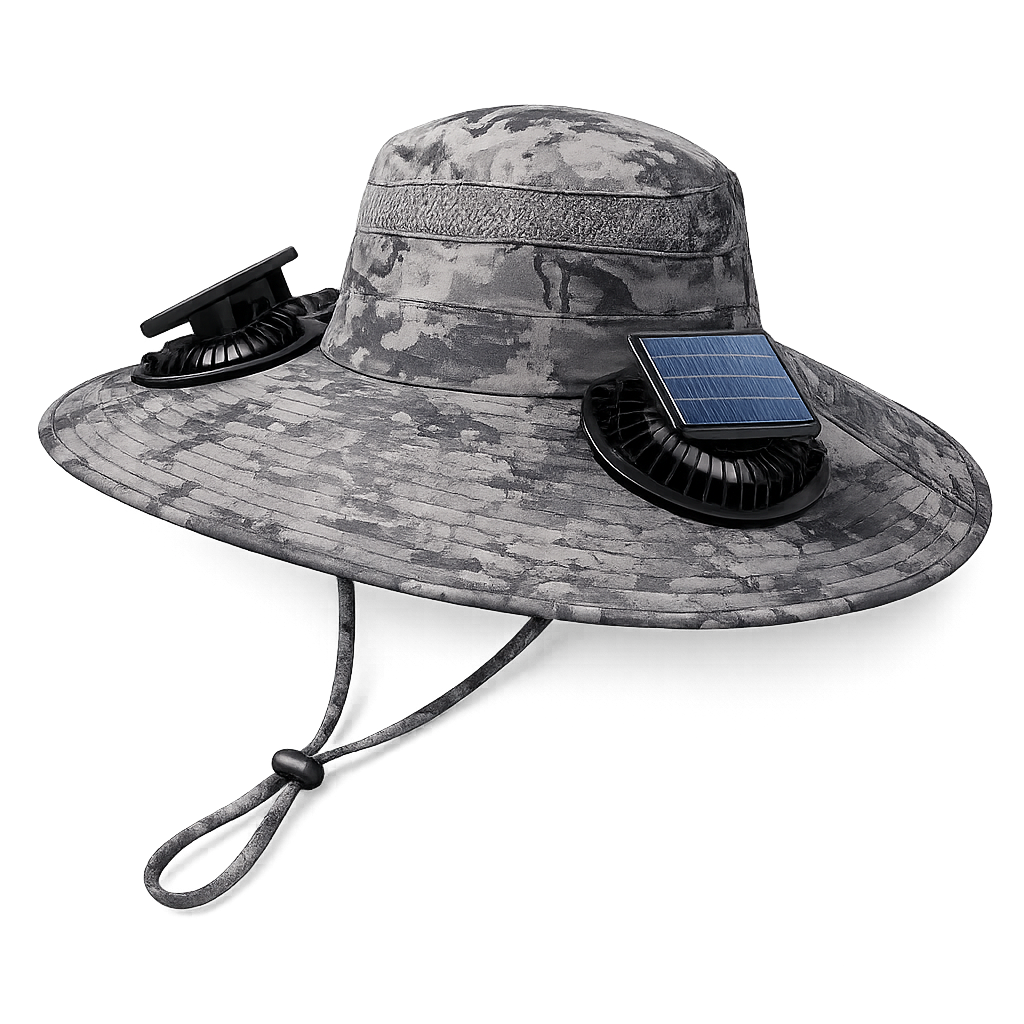 Solar Fan Outdoor Camping & Fishing Hat