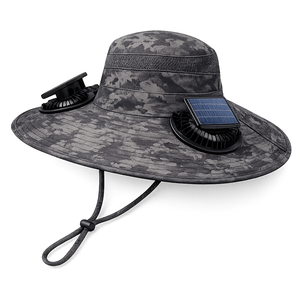 Solar Fan Outdoor Camping & Fishing Hat