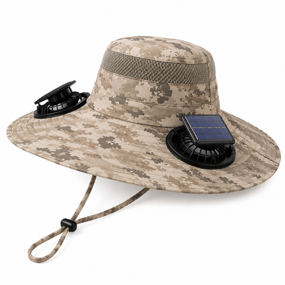 Solar Fan Outdoor Camping & Fishing Hat